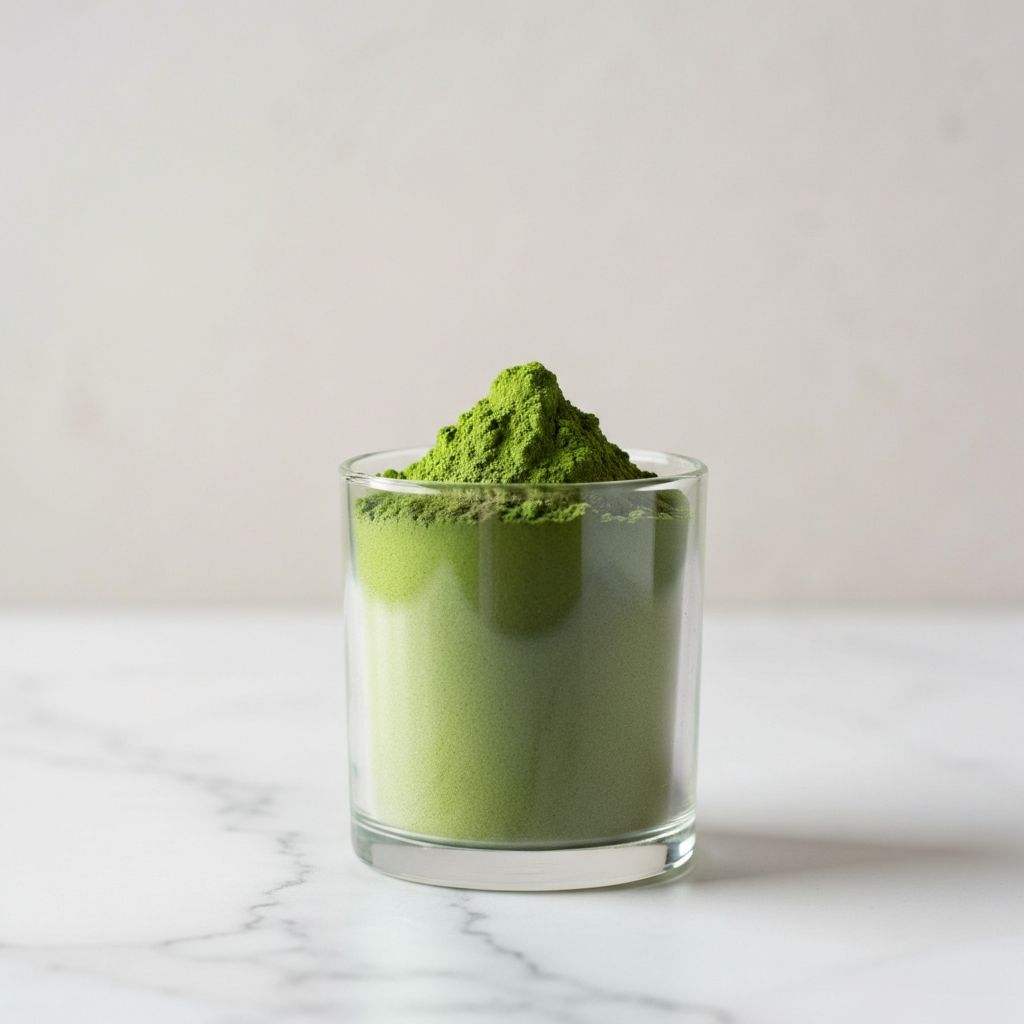 Zielony proszek superfood